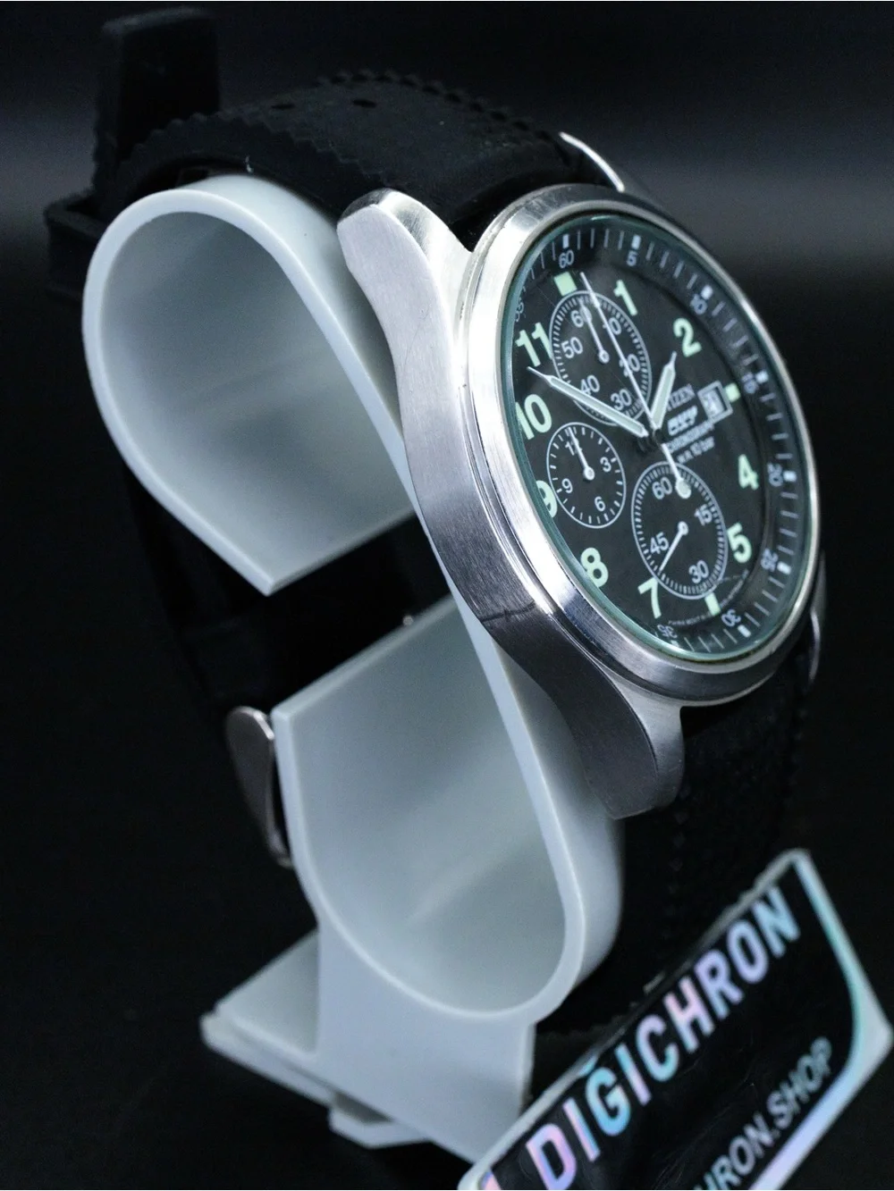 Citizen Oxy RARE 0510-S68211 Vintage 38mm JDM Import Chronograph